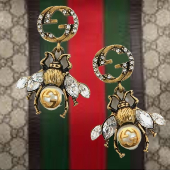 Gucci Gold Interlocking G Bee
Earrings Gucci. Authentic - Picture 1 of 12